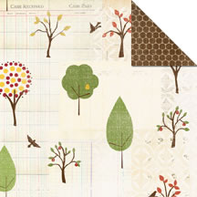 Scrapworks - Magpie - Magpie 12x12 d/sided paper  (pack of 10)